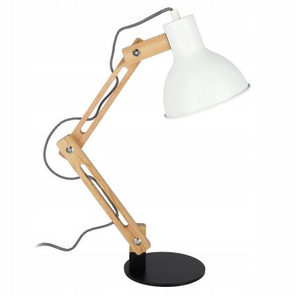 Bordslampa 1xE27/40W/230V vit/svart