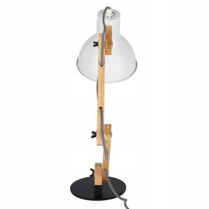 Bordslampa 1xE27/40W/230V vit/svart
