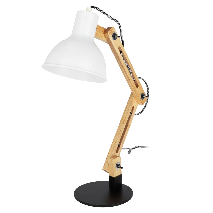 Bordslampa 1xE27/40W/230V vit/svart