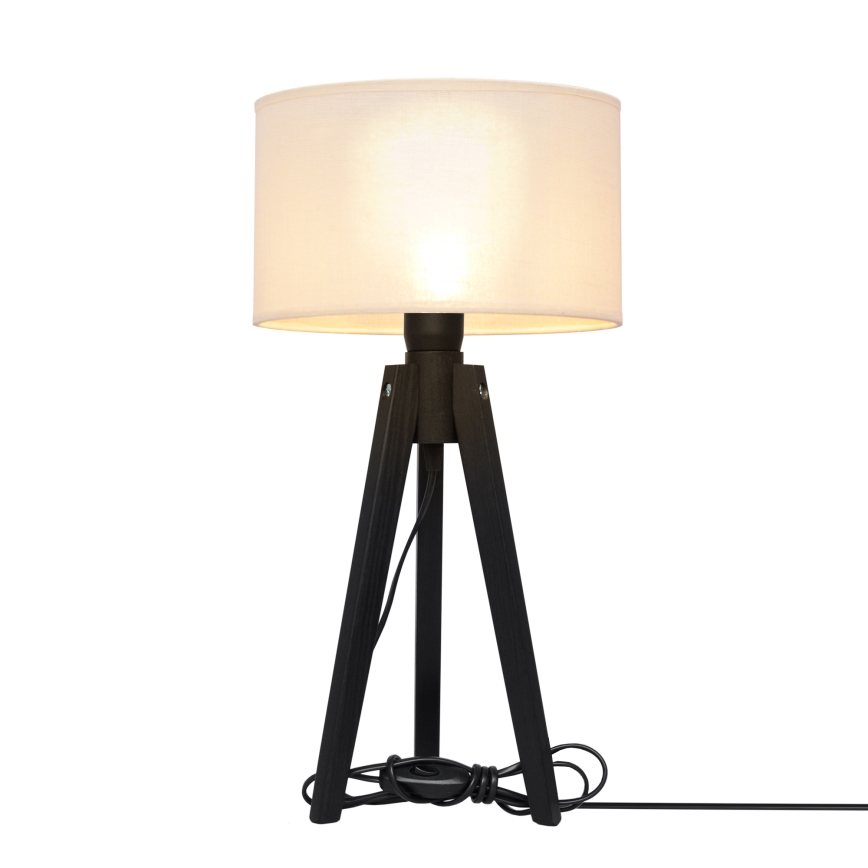 Bordslampa ALBA 1xE27/15W/230V grädde/tall