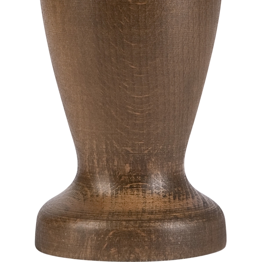 Bordslampa AMFORA 1xE27/60W/230V mörkbrun/bok