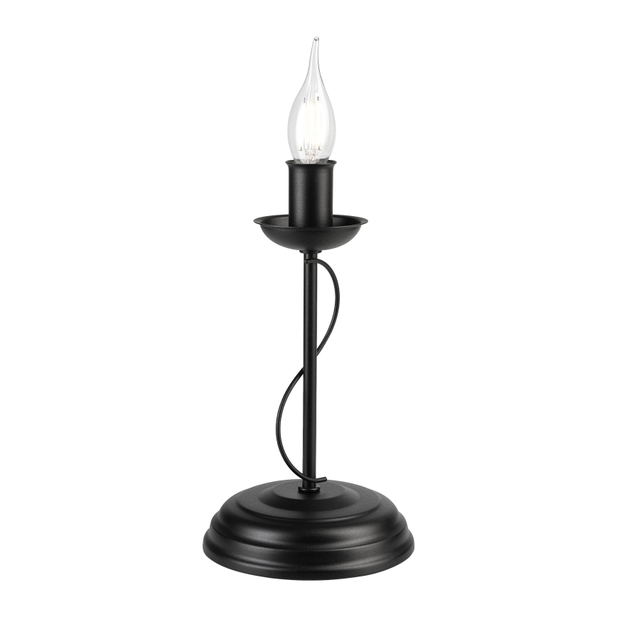 Bordslampa ANTON 1xE14/60W/230V svart