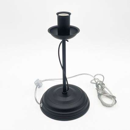 Bordslampa ANTON 1xE14/60W/230V svart