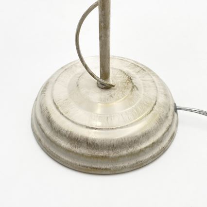 Bordslampa ANTON 1xE14/60W/230V vit patina