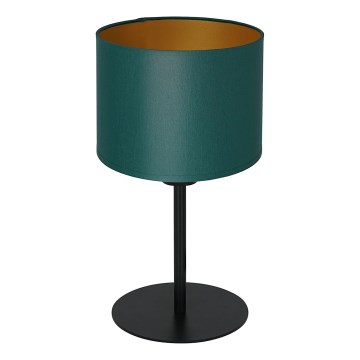 Bordslampa ARDEN 1xE27/60W/230V Ø 18 cm grön/guld