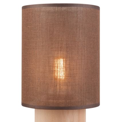 Bordslampa ARI TABLE 1xE27/60W/230V brun/bok