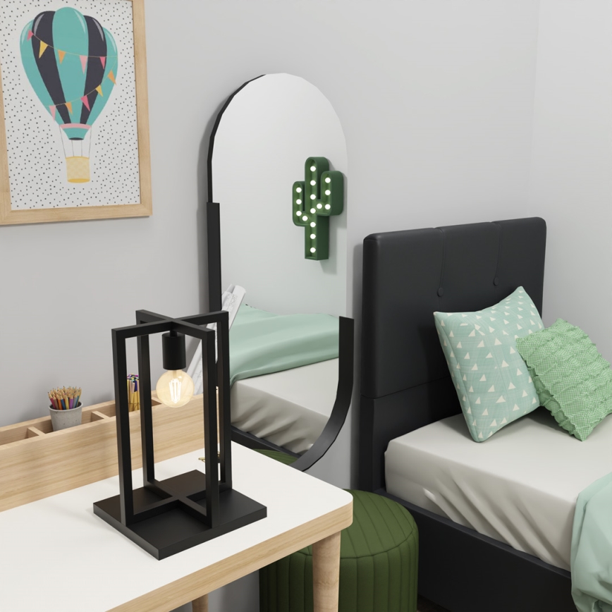 Bordslampa ARNOLD 1xE27/60W/230V svart