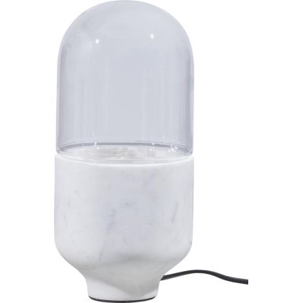 Bordslampa ASEL 1xE27/25W/230V granit vit