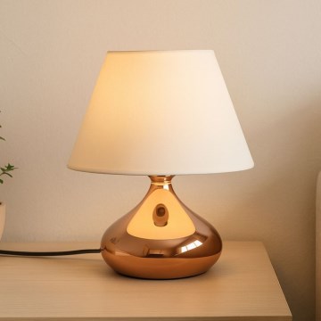 Bordslampa ASPARAGUS 1xE27/40W/230V koppar