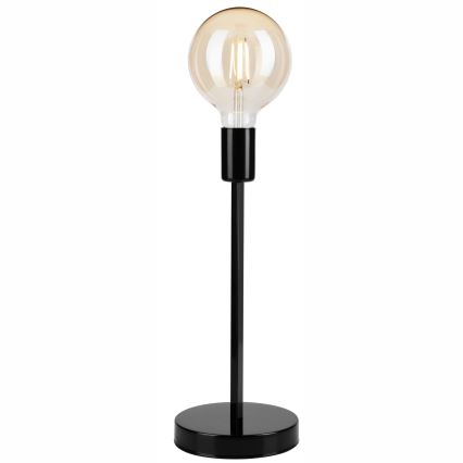 Bordslampa ASTRID 1xE27/60W/230V skinande svart