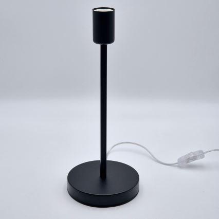 Bordslampa ASTRID 1xE27/60W/230V skinande svart