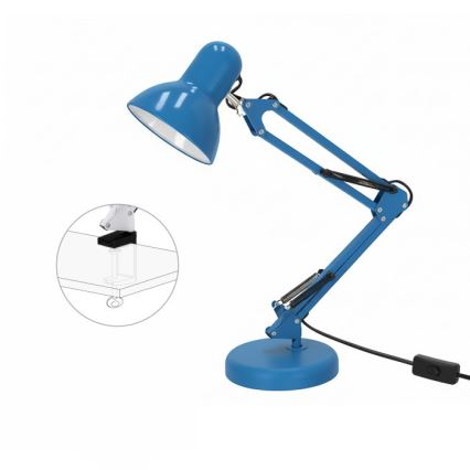 Bordslampa AURIQ 1xE27/60W/230V blå