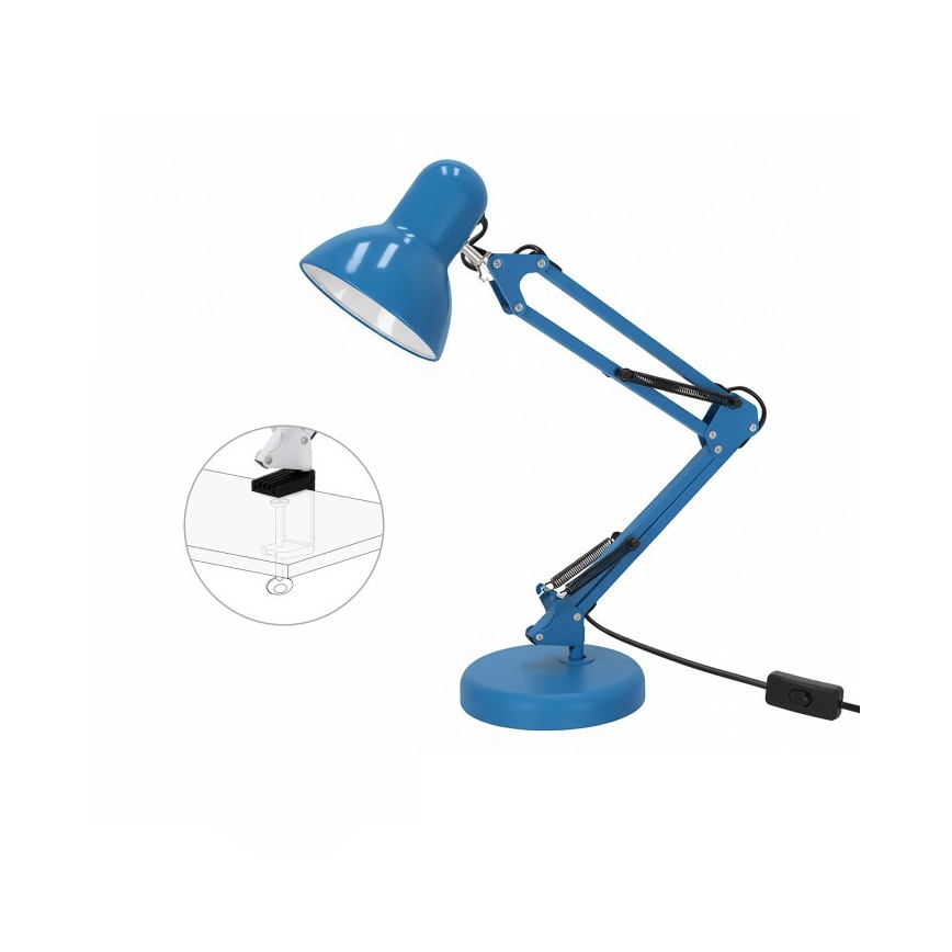 Bordslampa AURIQ 1xE27/60W/230V blå