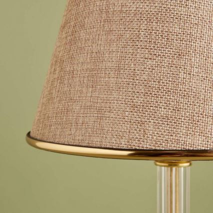 Bordslampa AYD 1xE27/40W/230V beige/guld