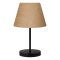 Bordslampa AYD 1xE27/40W/230V brun/svart