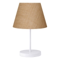 Bordslampa AYD 1xE27/40W/230V brun/vit