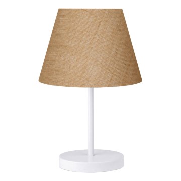 Bordslampa AYD 1xE27/40W/230V brun/vit