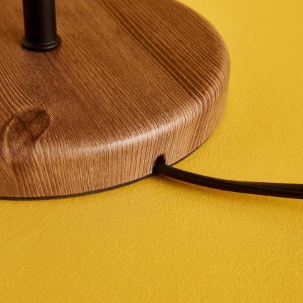 Bordslampa AYD 1xE27/40W/230V grön/brun