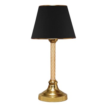 Bordslampa AYD 1xE27/40W/230V svart/guld