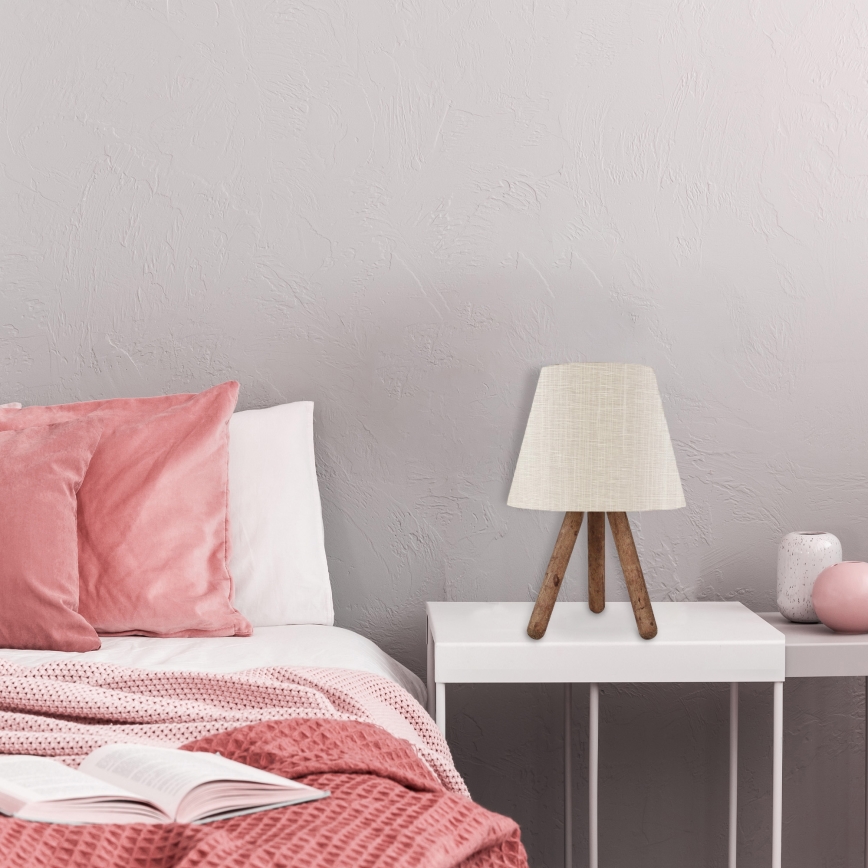 Bordslampa AYD 1xE27/60W/230V beige