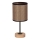 Bordslampa BENITA 1xE27/60W/230V 30 cm brun/ek
