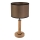 Bordslampa BENITA 1xE27/60W/230V 48 cm brun/ek