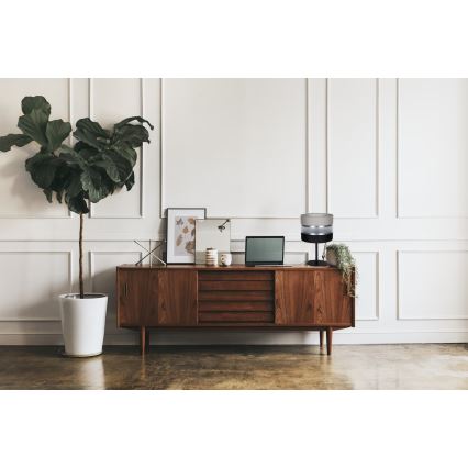 Bordslampa CORAL 1xE27/60W/230V svart/grå