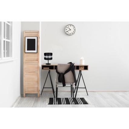 Bordslampa CORAL 1xE27/60W/230V svart