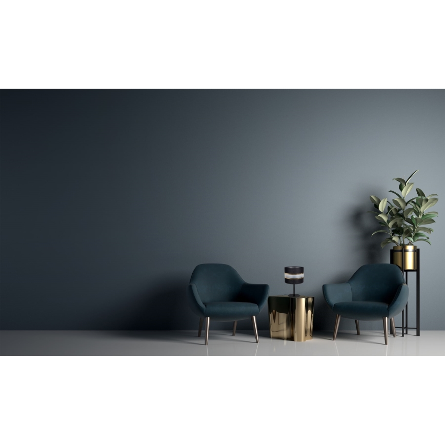 Bordslampa CORAL 1xE27/60W/230V svart