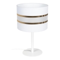 Bordslampa CORAL 1xE27/60W/230V vit