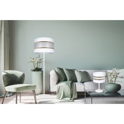 Bordslampa CORAL 1xE27/60W/230V vit