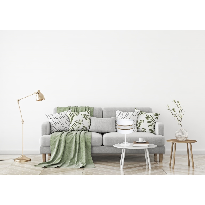 Bordslampa CORAL 1xE27/60W/230V vit