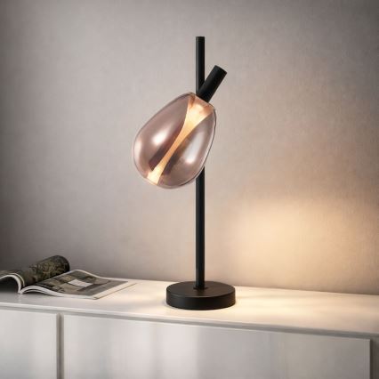 Bordslampa DENSO 1xG9/5W/230V koppar/svart