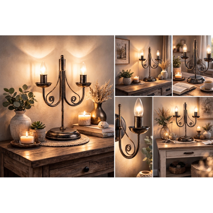 Bordslampa DONATO 2xE14/40W/230V