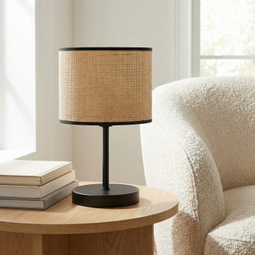 Bordslampa ECO 1xE27/15W/230V beige/rotting