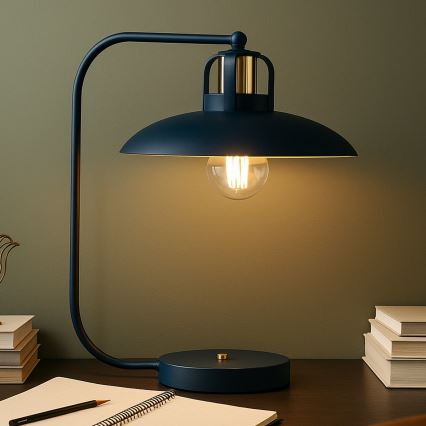 Bordslampa  FELIX 1xE27/60W/230V blå