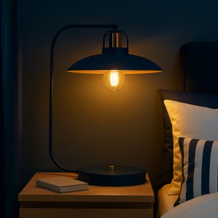 Bordslampa  FELIX 1xE27/60W/230V blå
