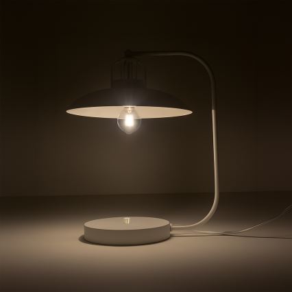 Bordslampa  FELIX 1xE27/60W/230V vit