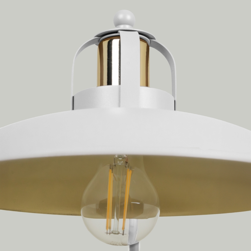 Bordslampa  FELIX 1xE27/60W/230V vit