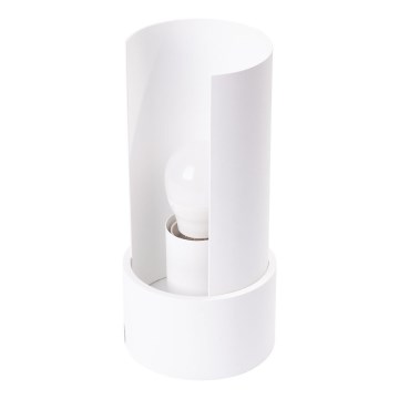 Bordslampa FLASH 1xE27/15W/230V vit