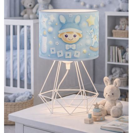 Bordslampa för barn KIDS ROOM 1xE27/60W/230V Ø 18 cm Astronaut