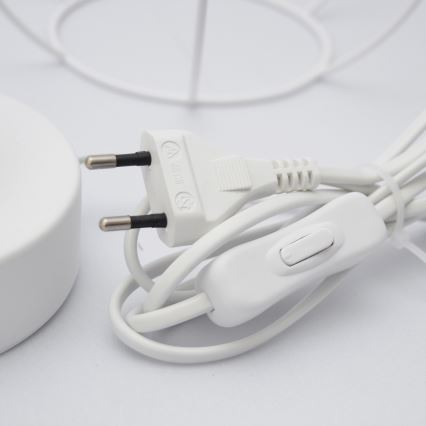 Bordslampa för barn STARS 1xE27/15W/230V blå/vit