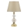 Bordslampa GOLD CRYSTAL 1xE27/40W/230V beige/guld
