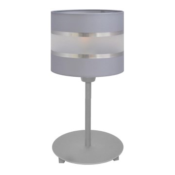 Bordslampa HELEN 1xE27/15W/230V grå/silver