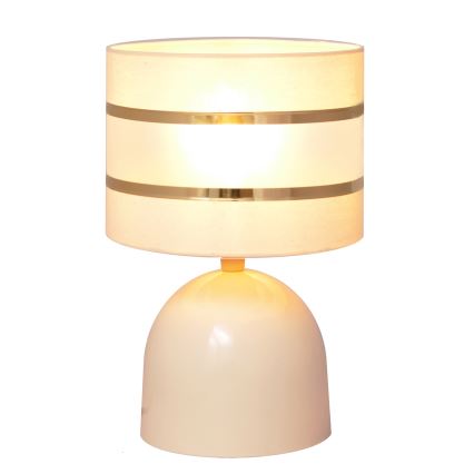 Bordslampa HELEN 1xE27/15W/230V grädde/gyllene