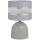 Bordslampa HELEN 1xE27/60W/230V grå/silver