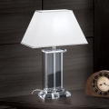 Bordslampa i kristall VERONIQUE 1xE27/60W/230V vit/genomskinlig