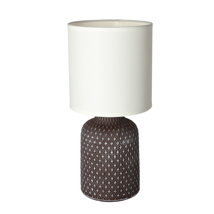 Bordslampa INER 1xE14/40W/230V brun