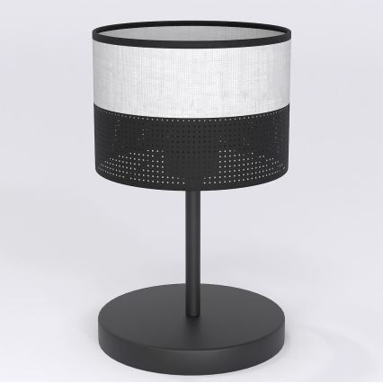 Bordslampa KARBON 1xE27/15W/230V svart/grå