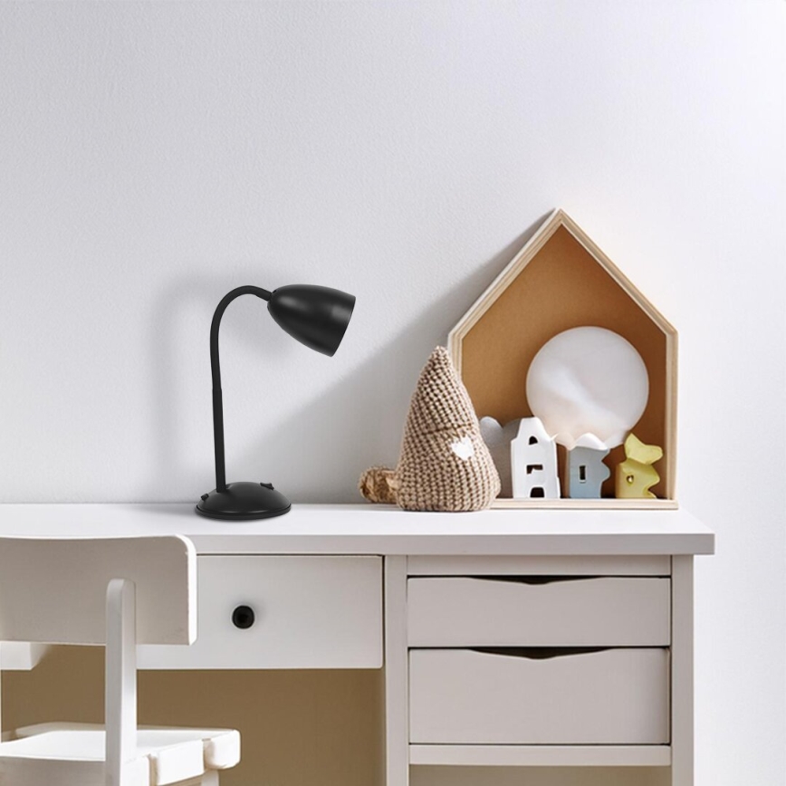 Bordslampa LOGIC 1xE27/60W/230V svart